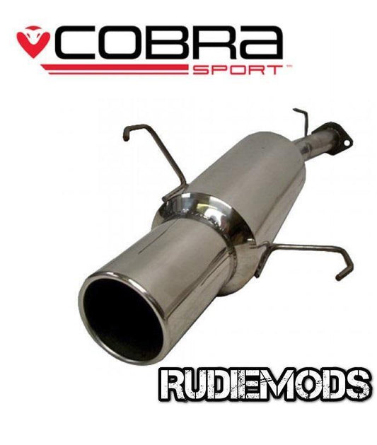 Cobra Sport Vauxhall Astra G Hatchback Sport Stainless Rear Exhaust Box