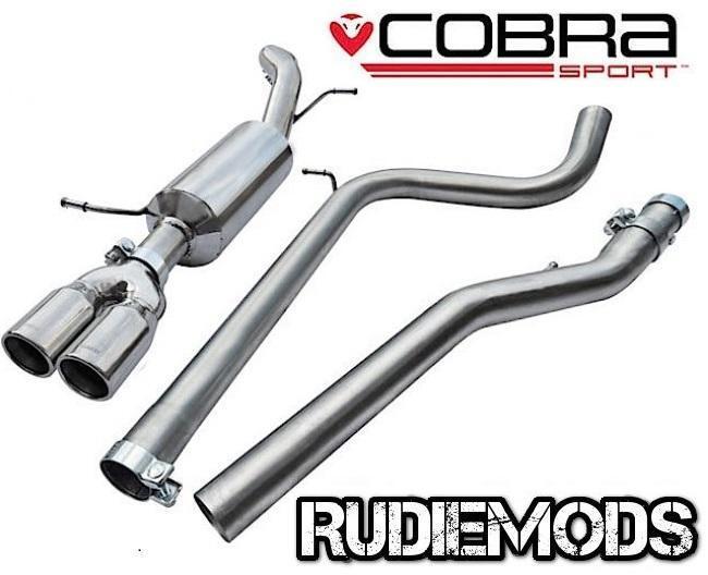 Cobra Sport Seat Ibiza FR 10 on Stainless Steel Cat Back Exhaust System Non-Res