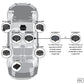 MATCH UP W8BMW-S Ultra Flat Subwoofer Upgrade kit for BMW E84 X1 SUV 2009-2015