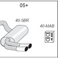 Jetex Exhaust for Audi A3 (8P) Quattro Petrol Turbo 05+ Back Box