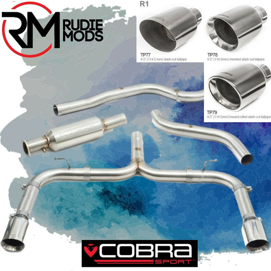 Cobra Sport Venom Race Cat Back Exhaust for Ford Focus ST Estate (Mk4)
