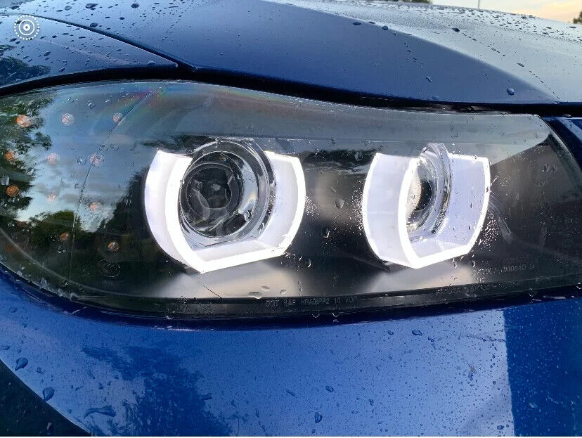 Black LED 3D DRL Daylight Running Lights BMW 3 Series E90 and E91 2009-2012 LCI