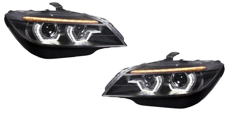 Black DRL LED Daytime Running Projector Xenon Headlights for BMW Z4 E89 2009-13