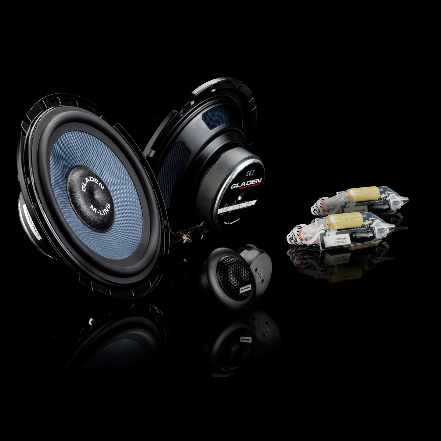 GLADEN M-LINE 165 SLIM 2-WAY CAR COMPONENT SPEAKER SYSTEM