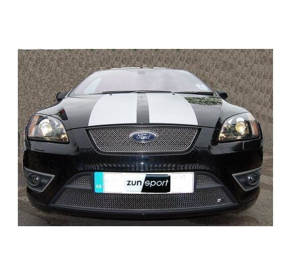 Zunsport Ford Focus ST 05-07 Stainless Steel Polished Front Grille Set