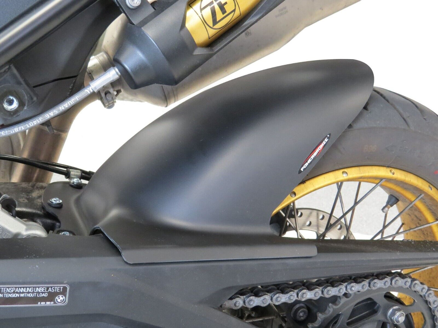 Hugger Rear Fender BMW F750GS, F850GS, F900GS, F800GS, Adventure MATTE BLACK