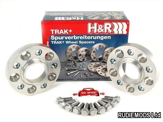 H&R 25mm Hubcentric Wheels Spacers Audi A3 S3 8P Mk2 2003 onwards