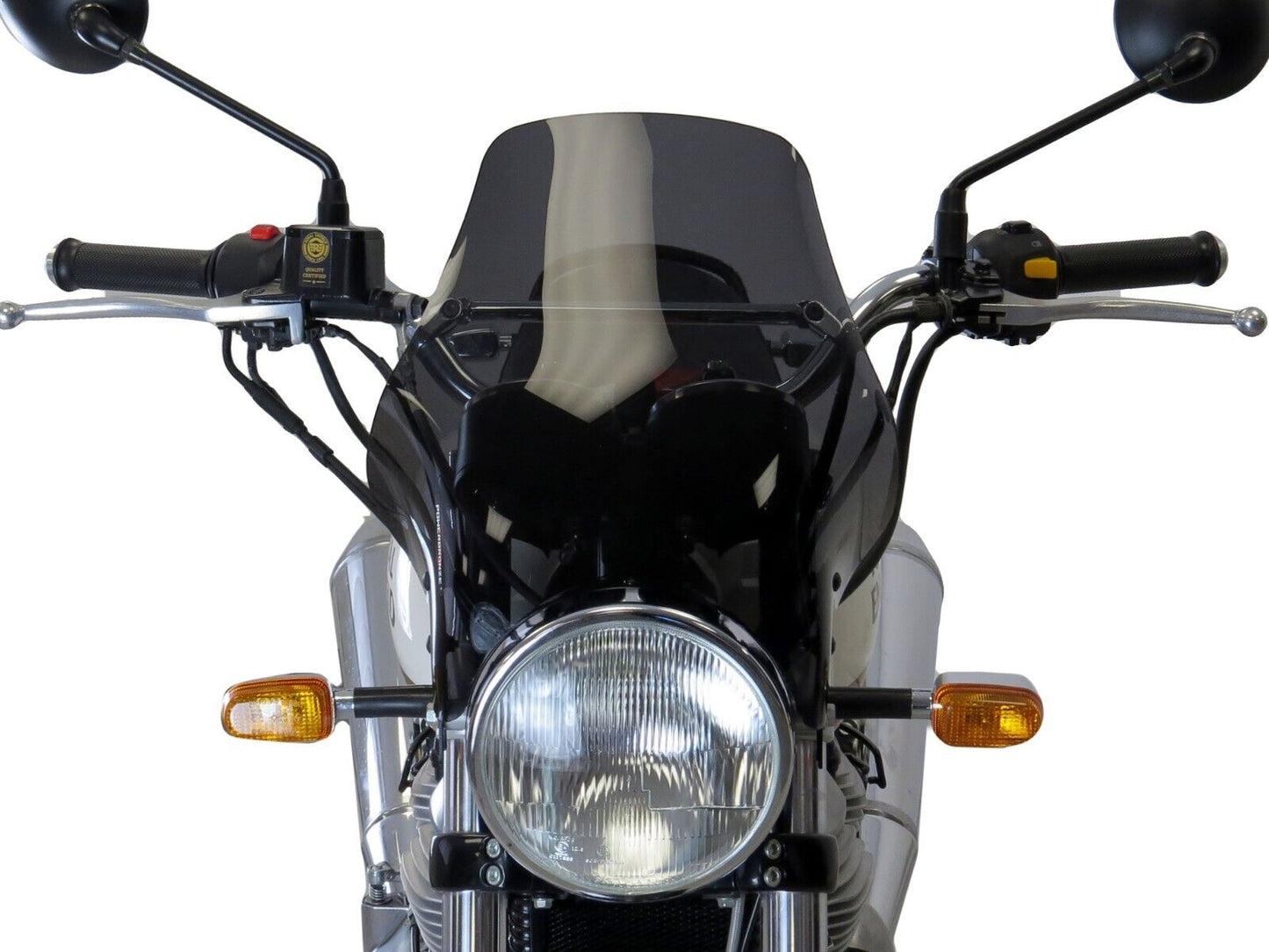 LIGHT SCREEN WIND DEFLECTOR ROYAL ENFIELD INTERCEPTOR 650, 18 to 24 (290mm HIGH)
