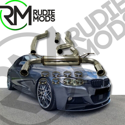 Jetex Exhaust BMW 316D/318D/320D F30/F31 up to 6/2015 Half System