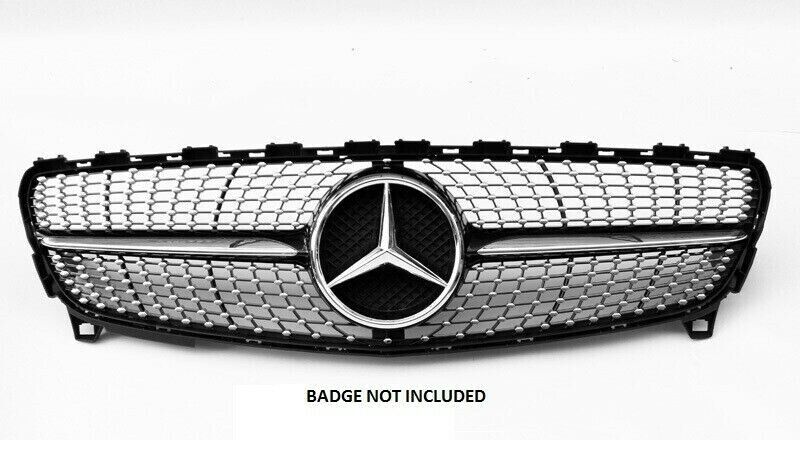 Black Diamond 'AMG Look' Grill for Mercedes A-Class W176 2012-2015