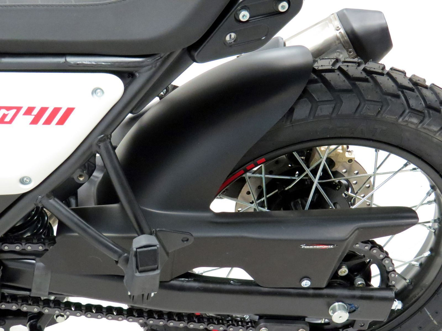 Hugger Mud Chain Guard Rear ROYAL ENFIELD ,HIMALAYAN, SCRAM 411