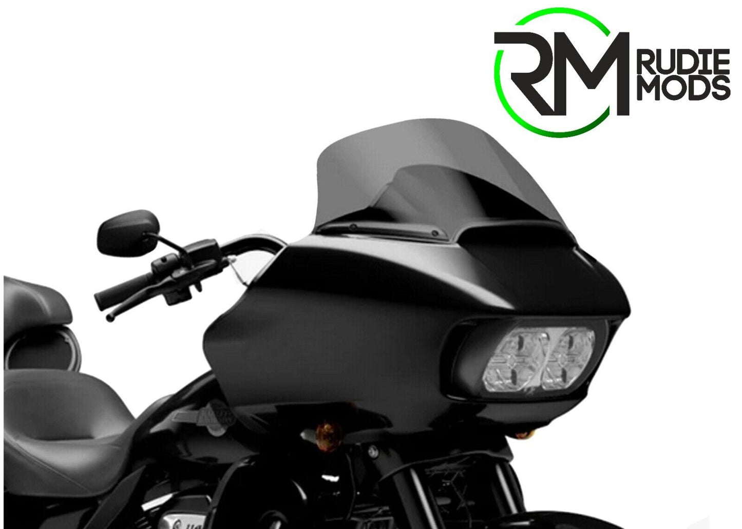 Touring Screen wind fly deflector HARLEY DAVIDSON ,ROAD GLIDE, 15 To 23 (355 MM)