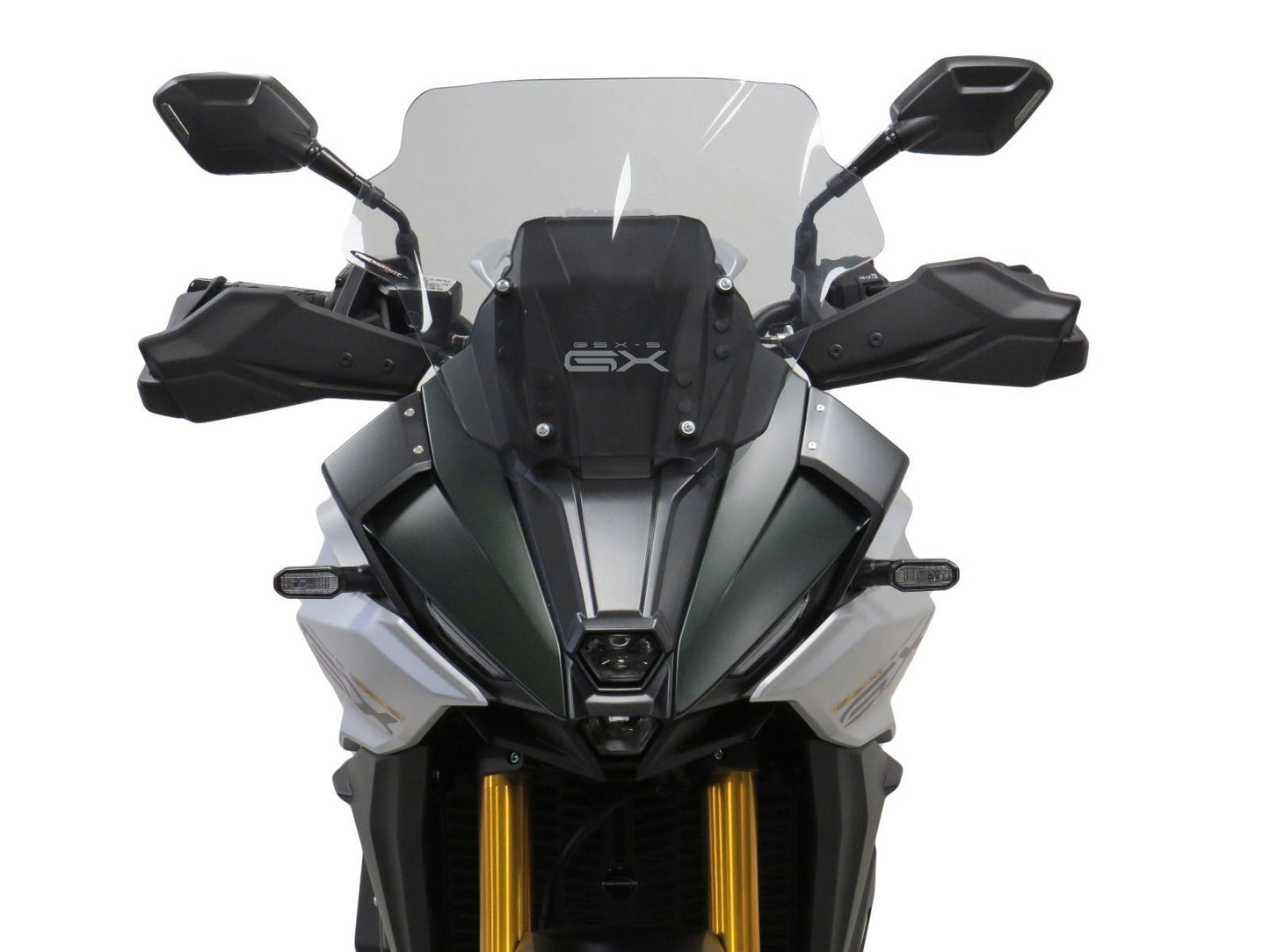 Touring Screen wind fly deflector GSX-S1000GX 2024 onwards (380mm HIGH)