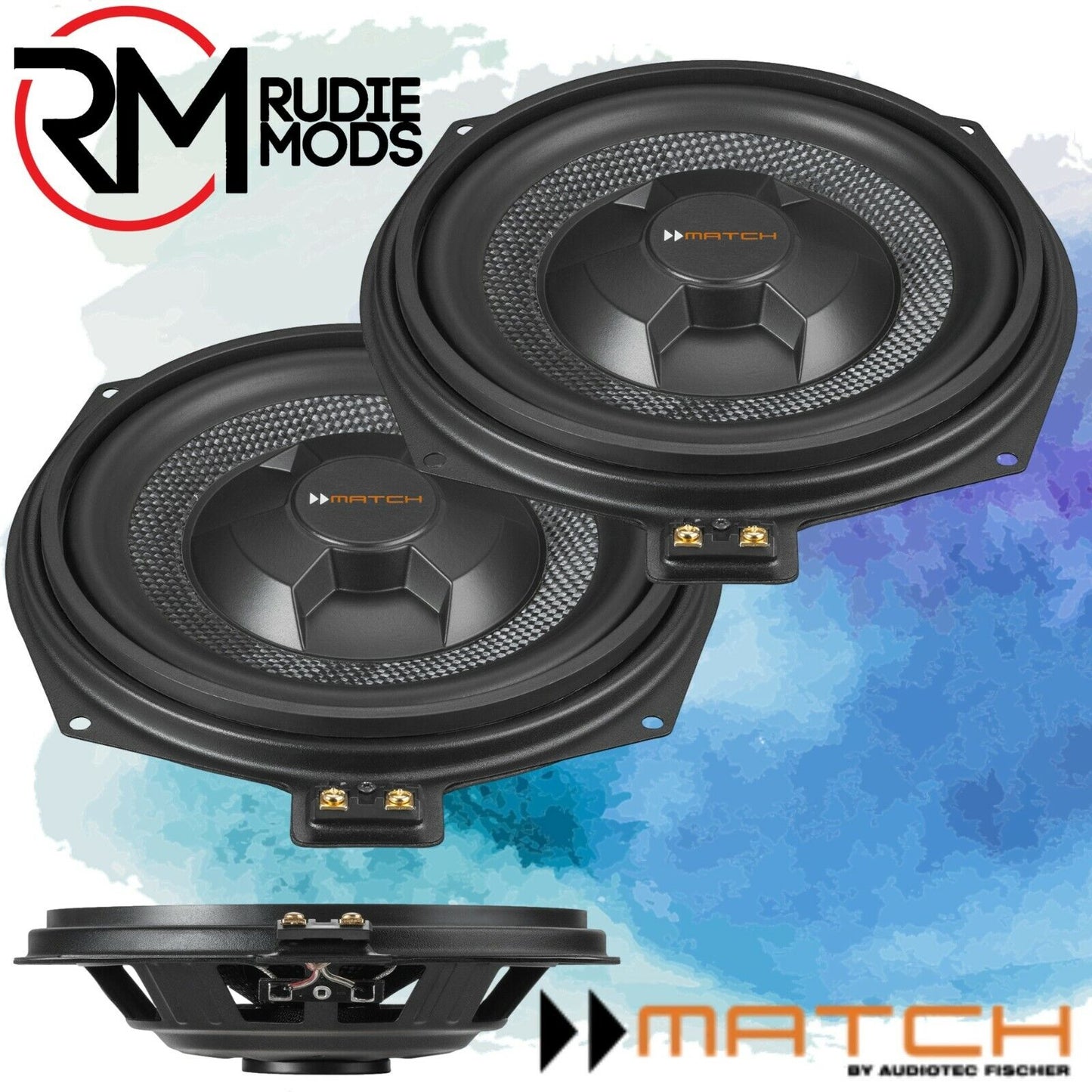 MATCH UP W8BMW-S Ultra Flat Subwoofer Upgrade kit for BMW G20 3-Series Saloon