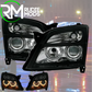 Vauxhall Signum 02-05 black angel eye headlights PHL2237