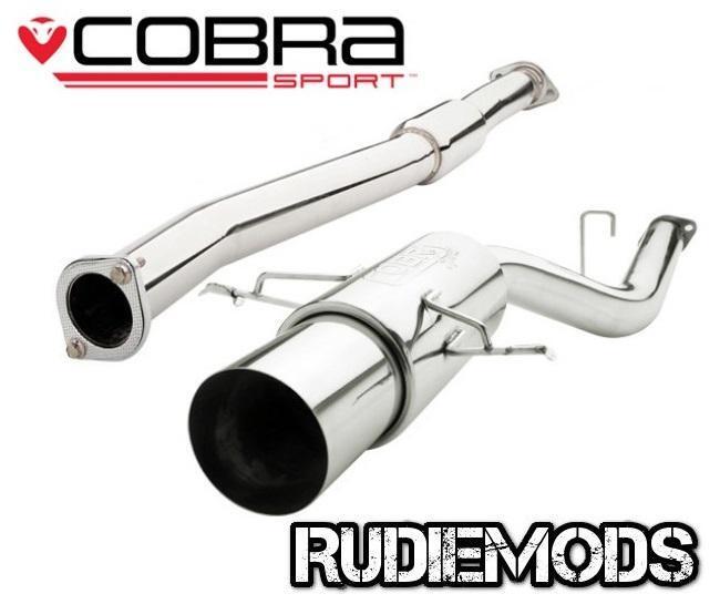 Cobra Sport fits Subaru Impreza Turbo 01-07 Cat Back Exhaust Round Pipe Res 3"