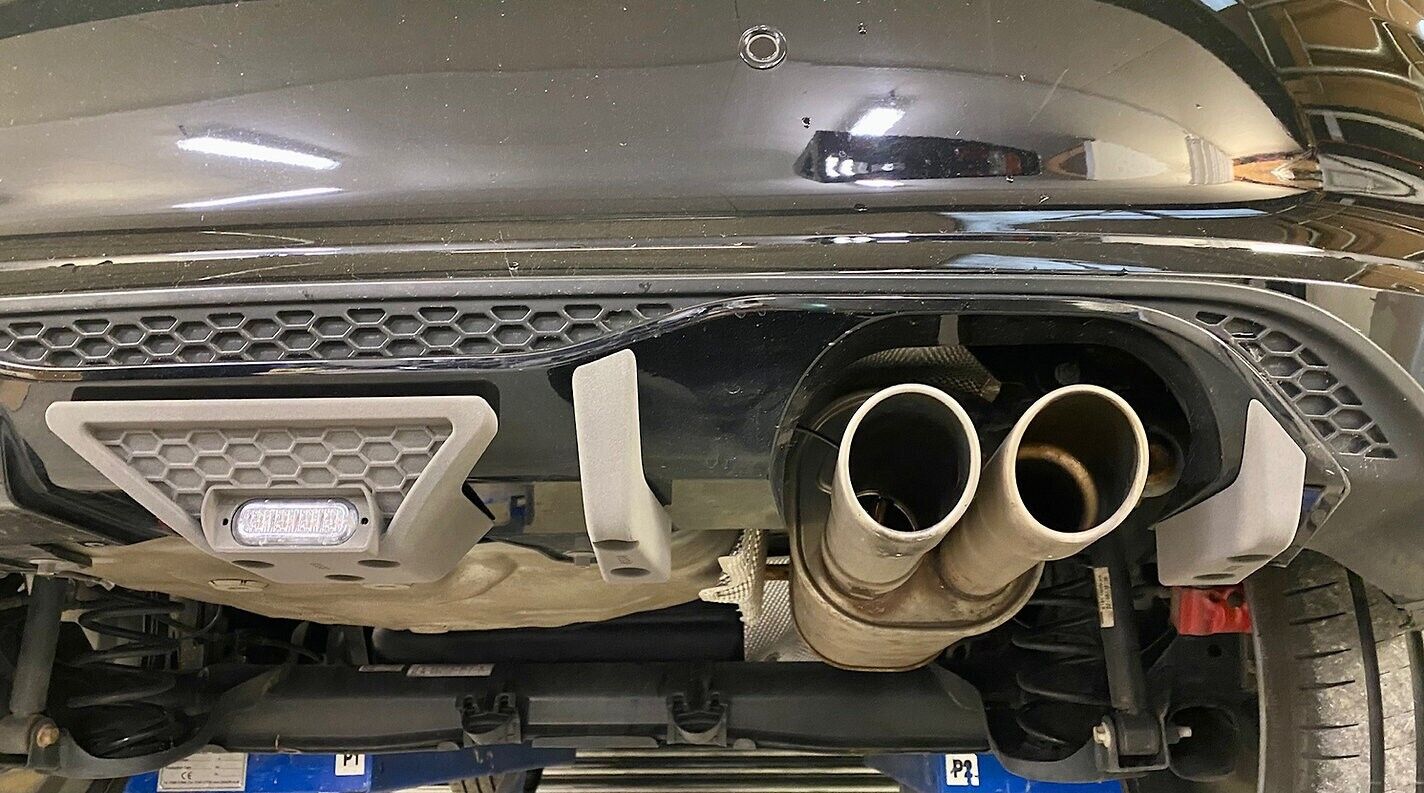 TRC Ford Fiesta MK8 ST Diffuser Fins & Rain Light