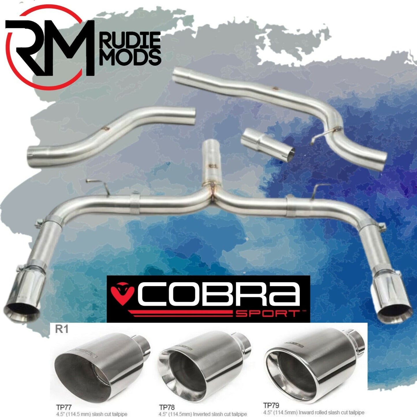 Cobra Sport Venom Race GPF-Back Performance Exhaust fit Ford Focus ST Estate Mk4