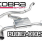 Cobra Sport Ford Focus MK2 05-11 ST225 Stainless Steel Cat Back System Non Res