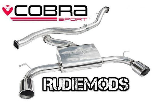 Cobra Sport Ford Focus MK2 05-11 ST225 Stainless Steel Cat Back System Non Res