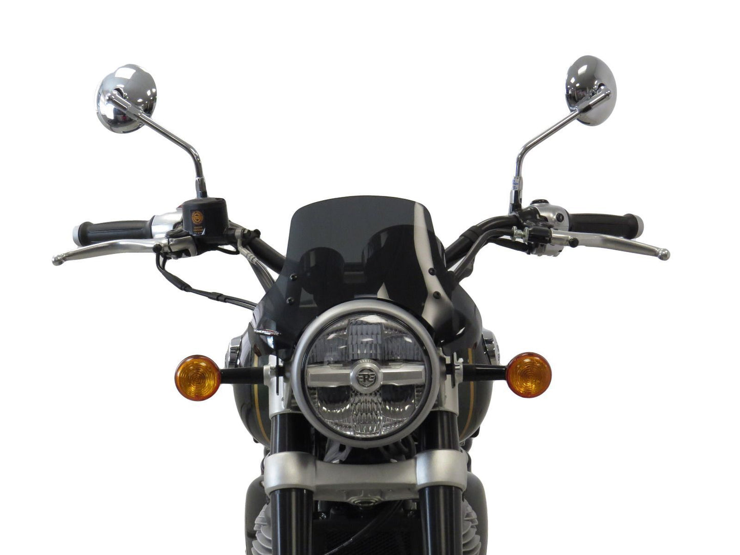 LIGHT SCREEN, WIND DEFLECTOR ROYAL ENFIELD ,SUPER METEOR 650 (155MM HIGH)