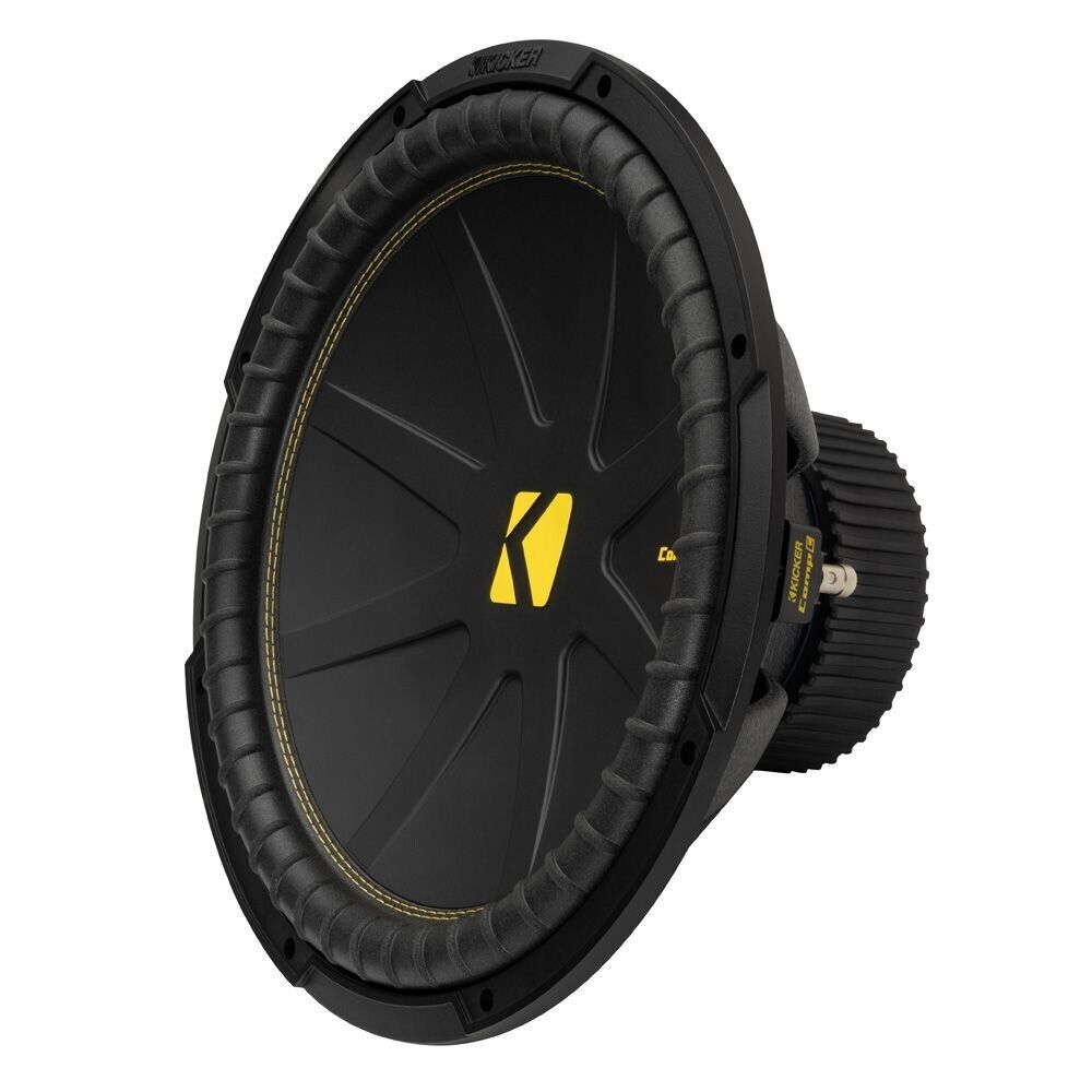 Kicker COMPC 15" SINGLE VOICE COIL SUBWOOFER - 4 OHM 600W RMS