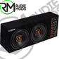 EDGE Twin Active DBX Series 12 inch 2400 watts Bass Sub Enclosure DSP with Amp