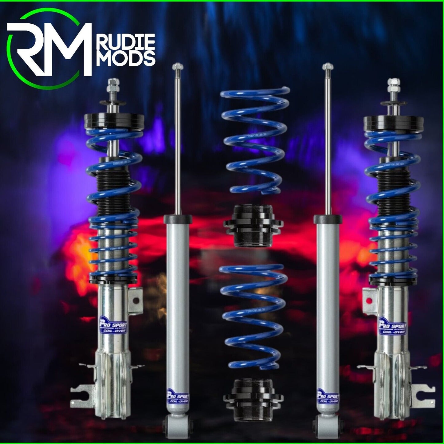 Prosport LZT-Line Coilover Kit for Vauxhall Corsa E 2014-2019 1.0 1.2 1.3 1.4