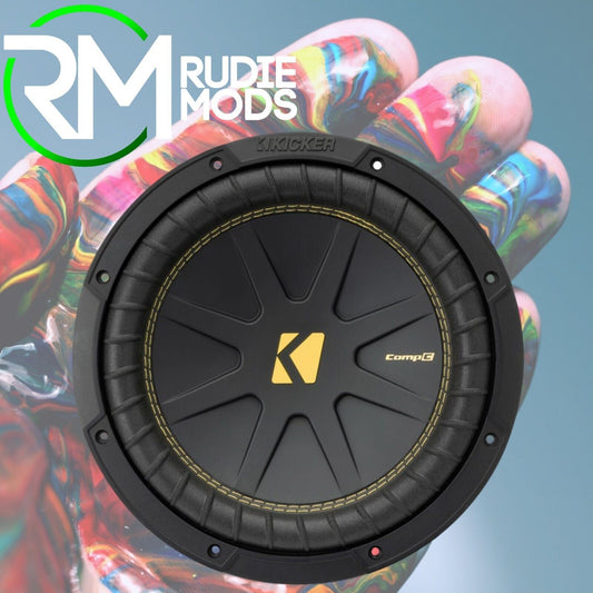 Kicker COMPC 10" SINGLE VOICE COIL SUBWOOFER - 4 OHM 250W RMS KA50CWCS104