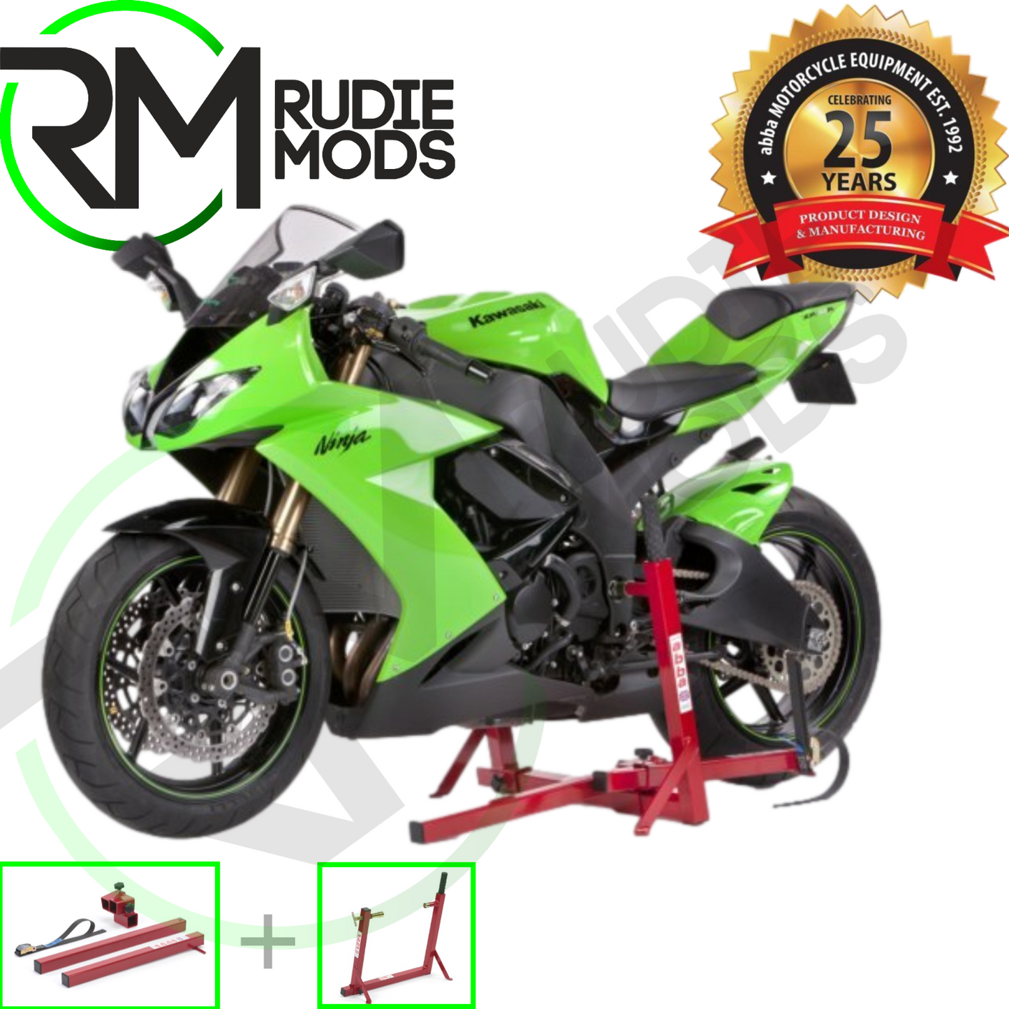 Abba Superbike Stand & Front Lift arm Package for Bimoto Motorcycles
