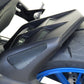Hugger Rear Mud Guard Suzuki, GSX-8S, GSX-8R MATTE BLACK - SILVER MESH