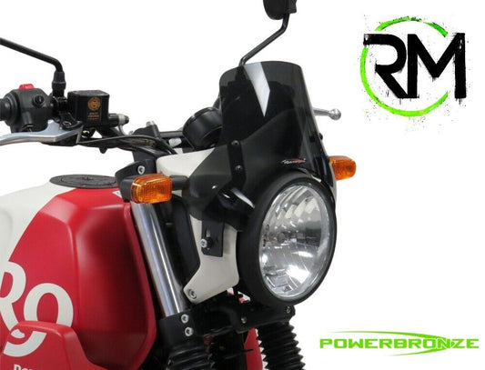 LIGHT SCREEN, WIND DEFLECTOR ROYAL ENFIELD ,SCRAM 411, 22-24 (155MM HIGH)