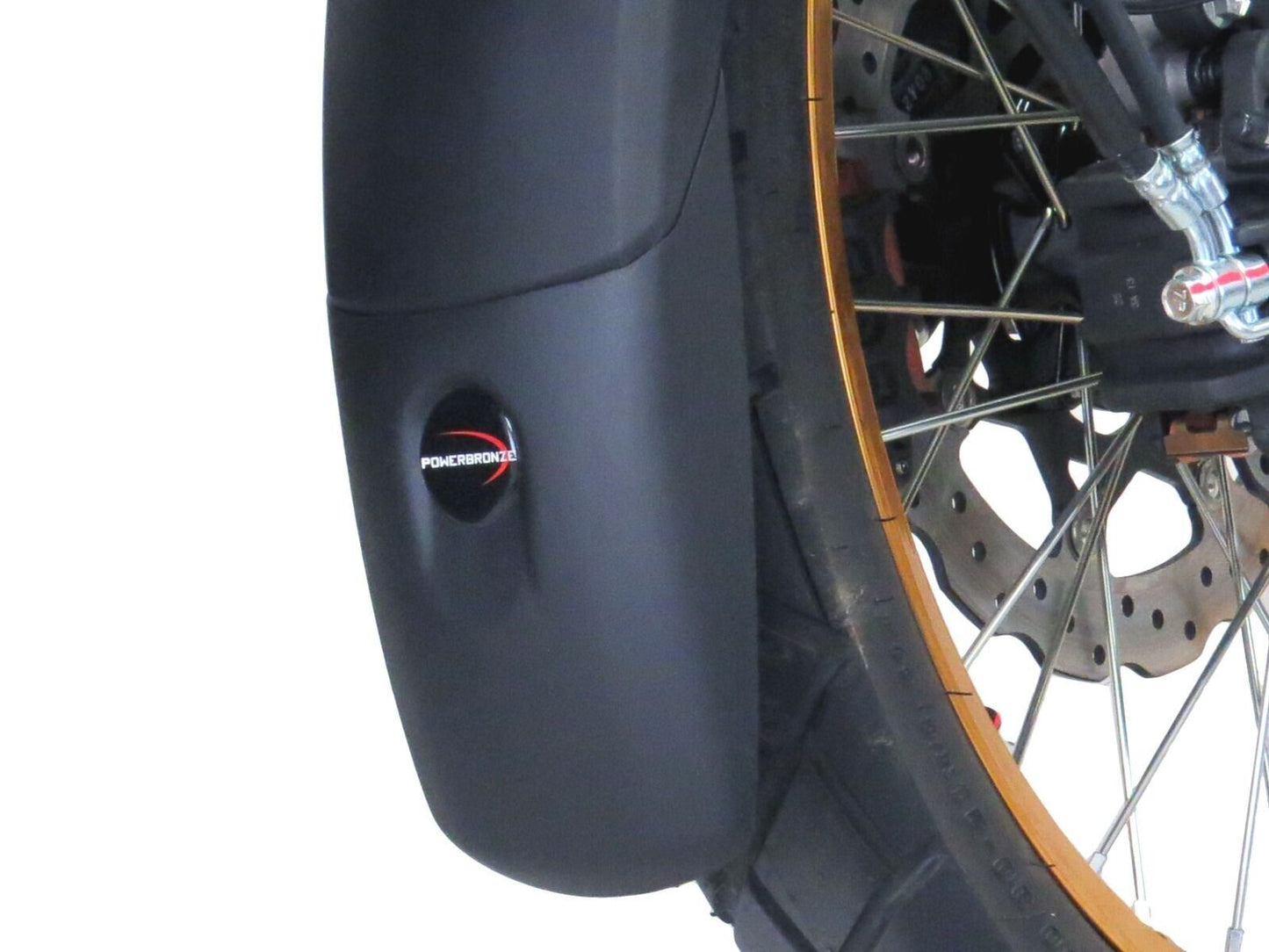 MATTE BLACK front Mud extenders deflector splash guard SUZUKI V-STROM 800DE, 23