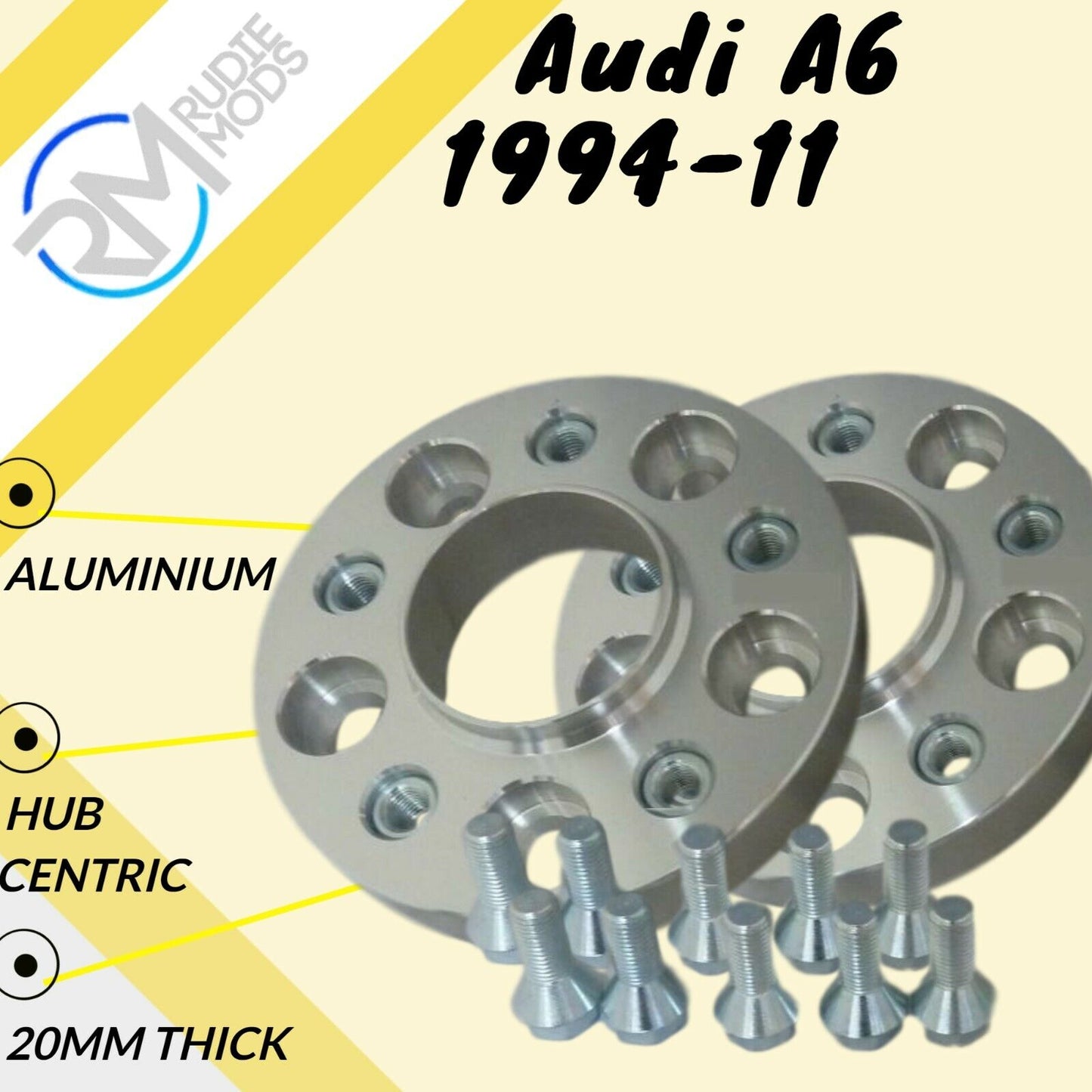 Audi A6 1994-2011 20mm Hubcentric Wheels Spacers 1 pair