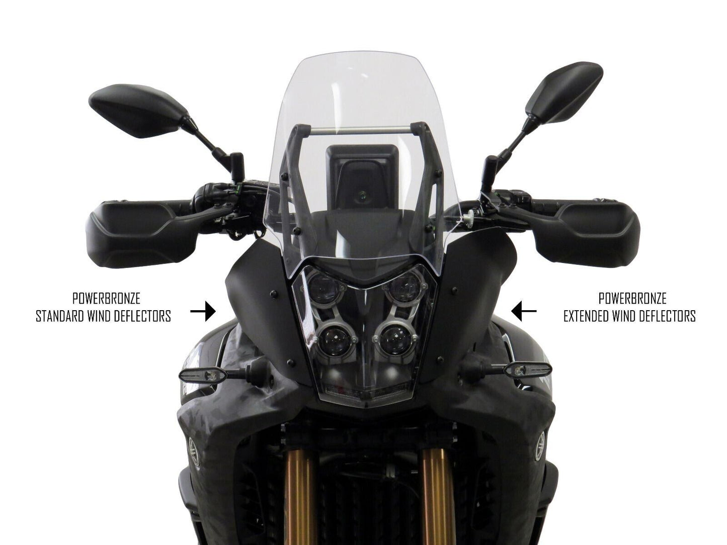 Wind Deflectors (Extended) side screen Yamaha TENERE World Raid 700 2022 - 2023