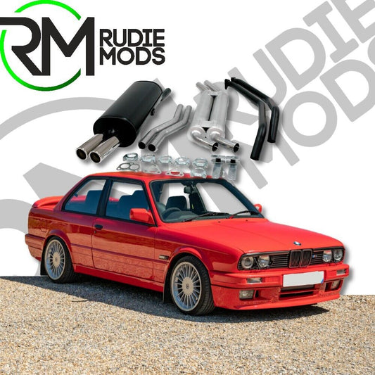 Jetex Exhaust BMW 325i E30 1982-87 Complete System includes downpipe – LHD Only