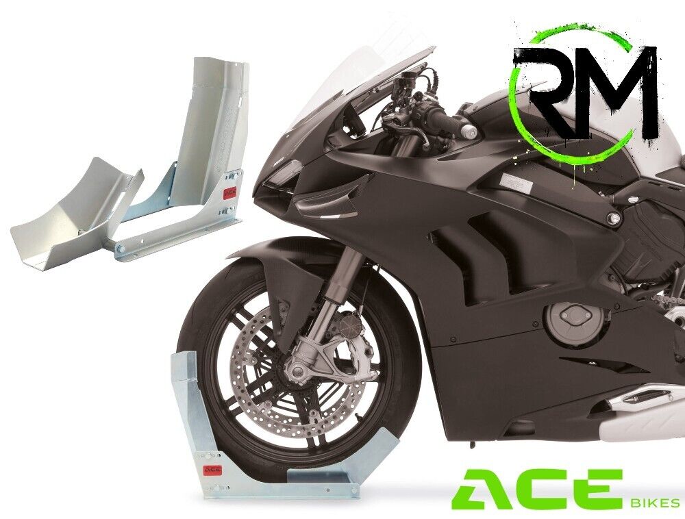 Acebikes motorbike front wheel stand support Steadystand FIXED