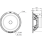 Ford B-Max BLAM RELAX 165RC Front Door Coaxial Speaker Upgrade
