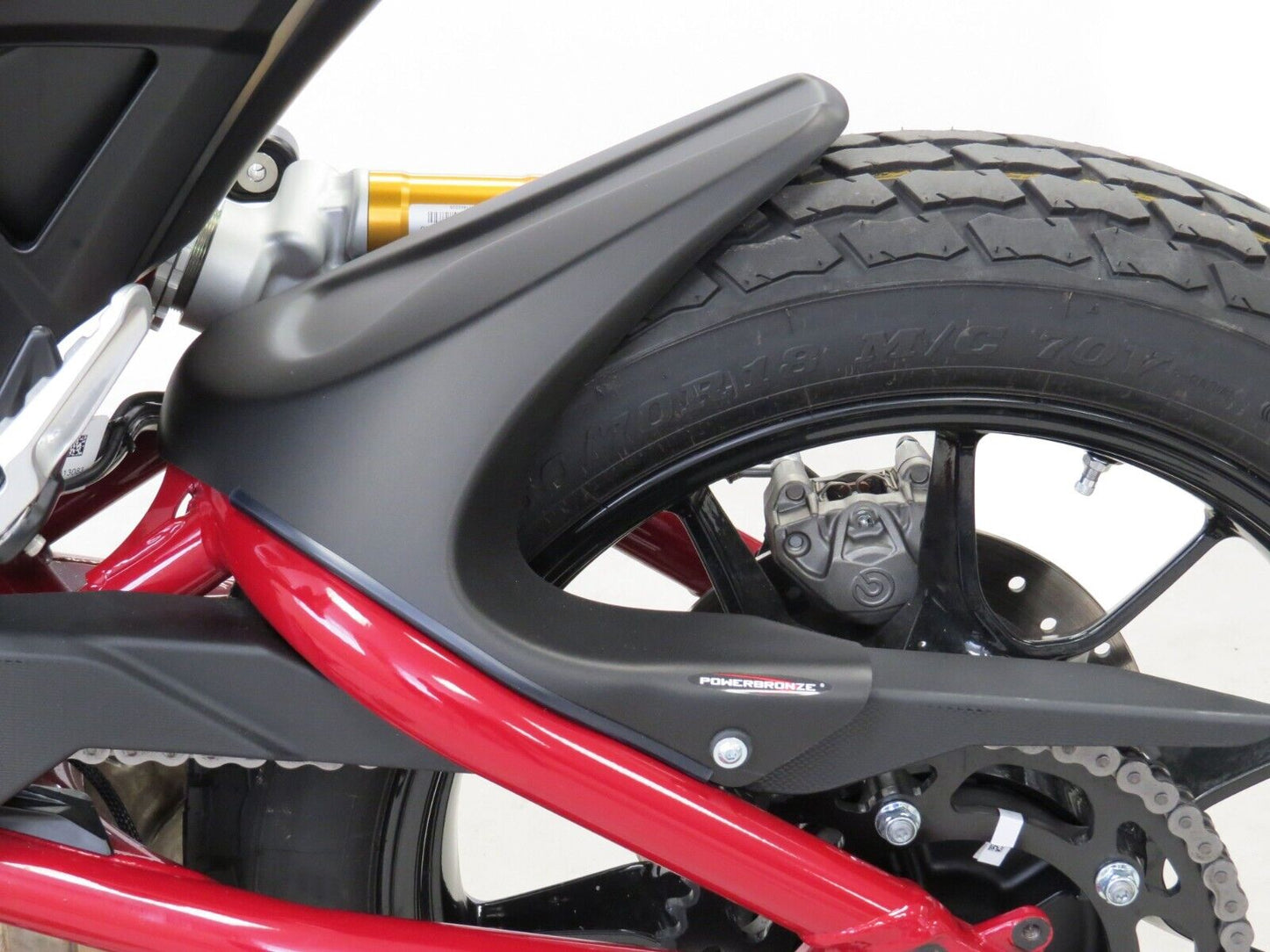 Hugger Rear Mud Splash Guard Fender INDIAN ,FTR1200 2019-2023 GLOSS BLACK