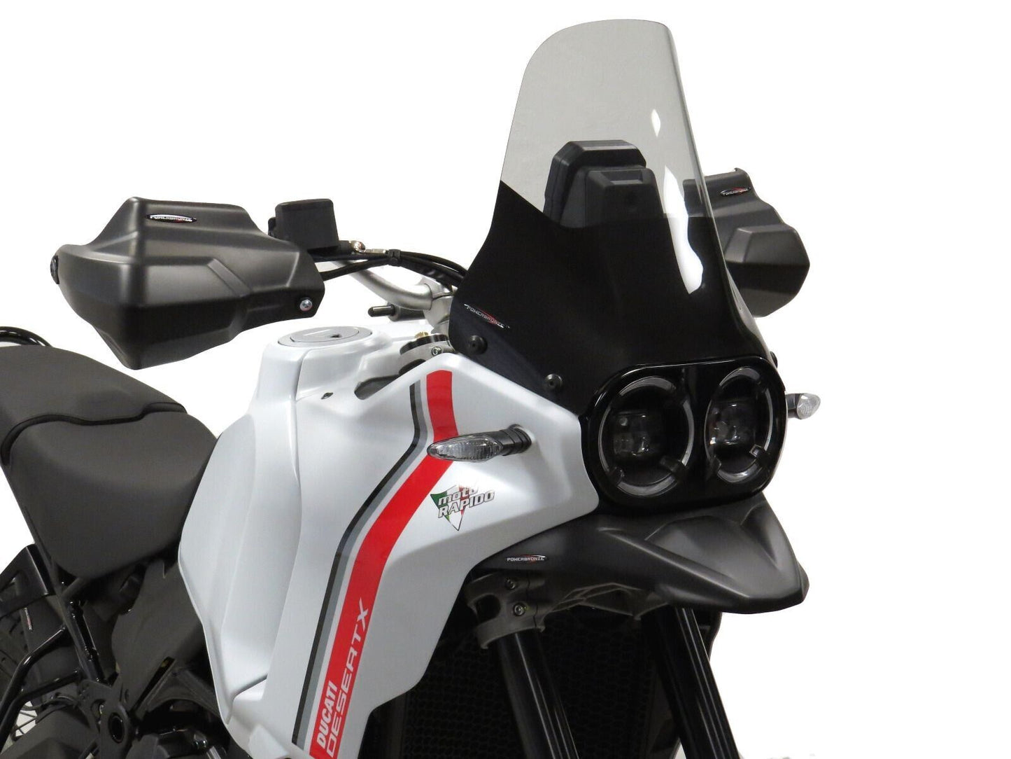 Beak front Fairing Spray guard DUCATI ,DESERTX, 2022To 2024 MATTE BLACK