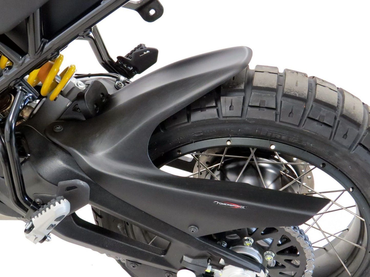 Hugger Mud Chain Guard Rear DUCATI ,DESERTX, 22-24,DESERTX RALLY, 24