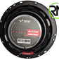 VW Golf MK5 Vibe Pulse 17cm Coaxial 2 Way Front Door Speaker Upgrade Kit