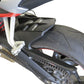 Hugger Rear Guard TRIUMPH STREET TRIPLE R, RS, S, moto2 MATT BLACK - SILVER MESH