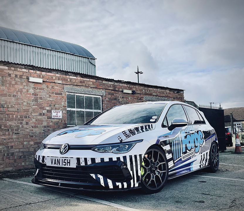 TRC Volkswagen Golf MK8 R Side Skirt Splitters