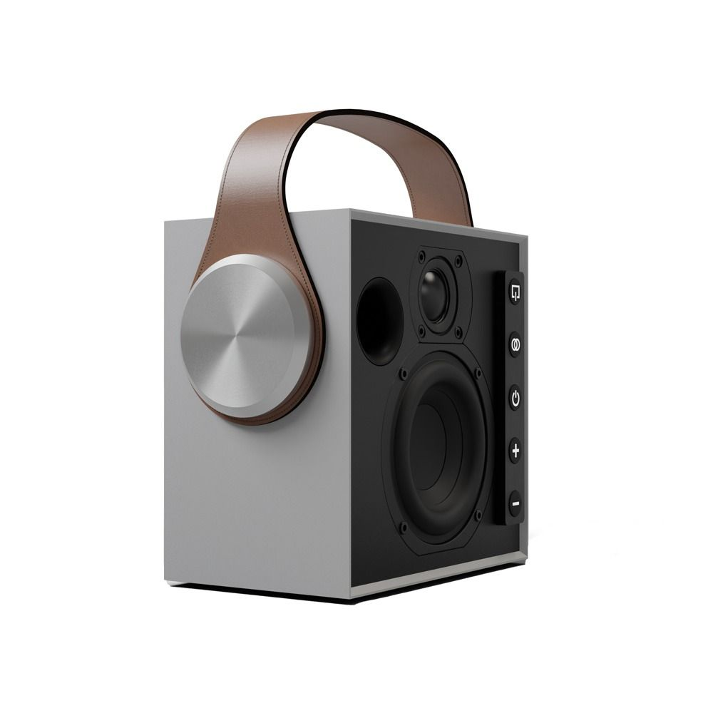 MOREL BIGGIE PORTABLE WIRELESS SPEAKER - MINIMAL WHITE