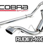 Cobra Sport Vauxhall Astra H VXR Cat Back System 2.5" bore Non Resonated