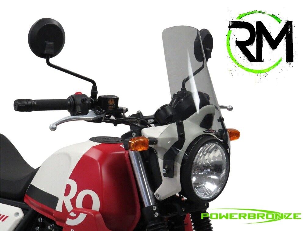 LIGHT SCREEN, WIND DEFLECTOR ROYAL ENFIELD ,SCRAM 411, 22-24 (325 MM HIGH)