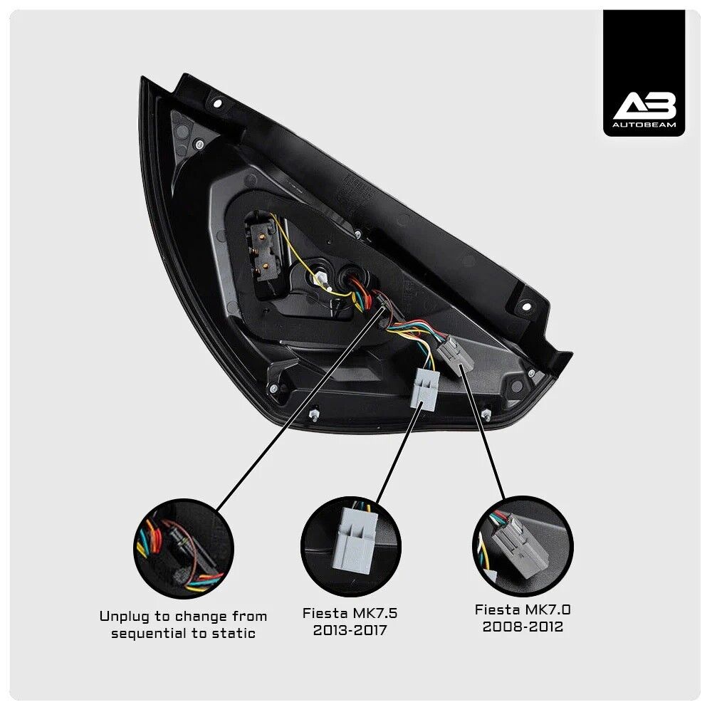 Ford Fiesta MK7 LED Ambient Tail lights by Autobeam