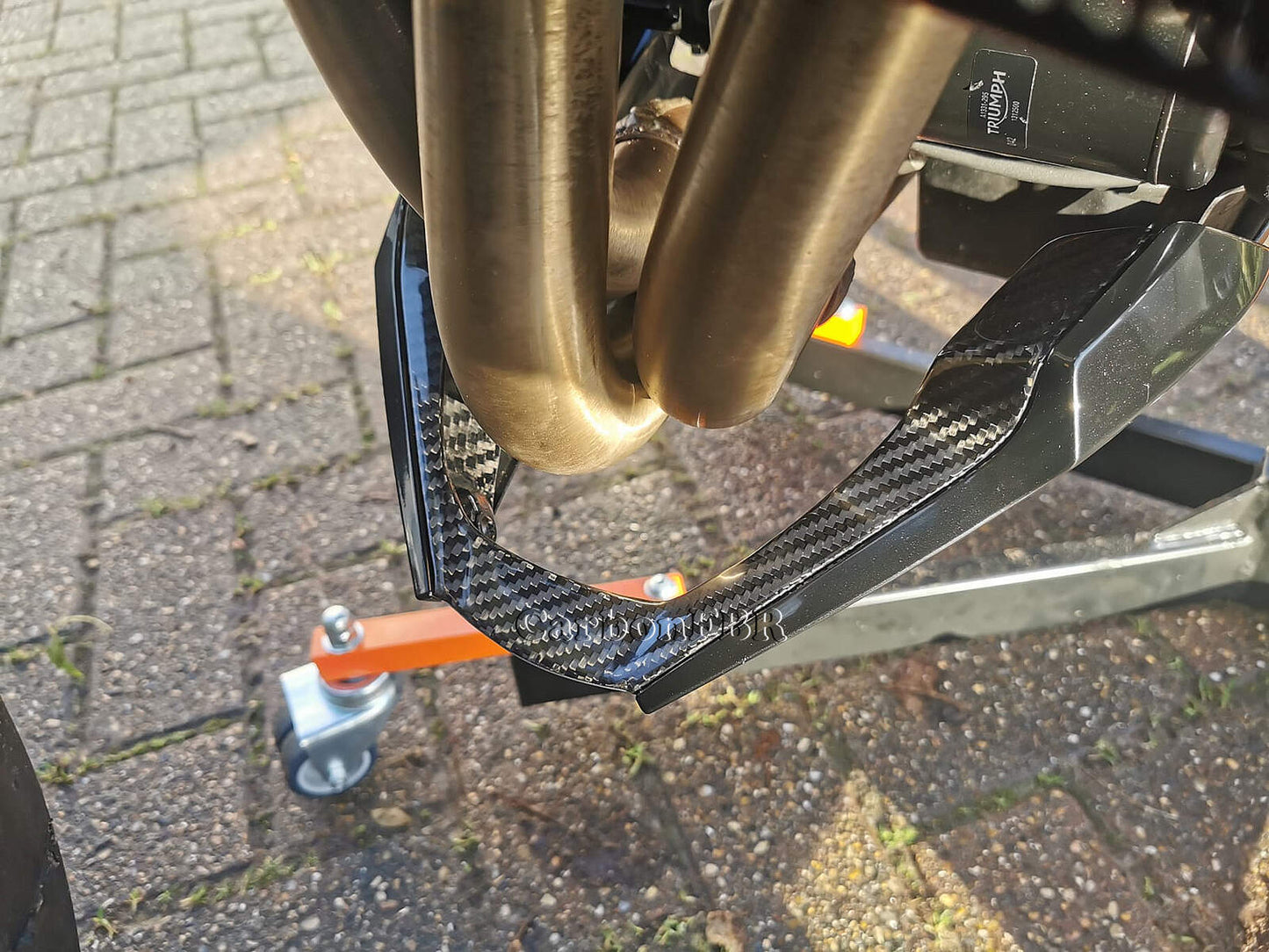 Carbon Fibre Triumph Speed Triple RS 1200 2021 + belly pan centre carbonFBR