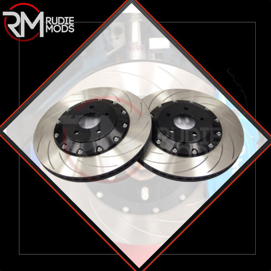 AutoSpecialists TWO-PIECE BRAKE DISC UPGRADE (PAIR) For Focus RS MK3 ASCDISC3